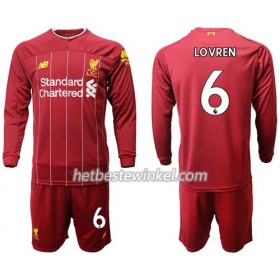 Liverpool Lovren 6 Voetbaltenues Kind Thuis 2019/20 - LS (+ Korte broeken)